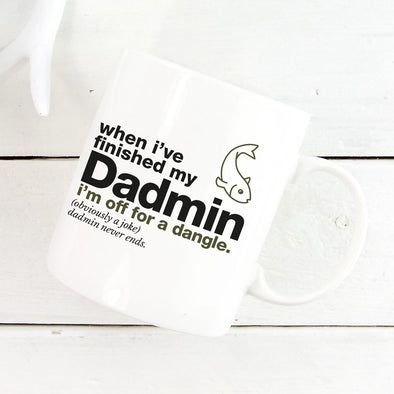 Fishing Dadmin Mug