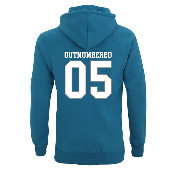 Outnumbered (By how many?) Back Print Hoodie