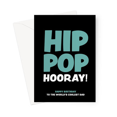 Hip Pop Birthday Card Greeting Card
