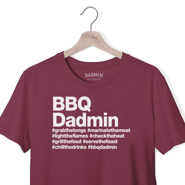Personalised BBQ Dadmin T-Shirt