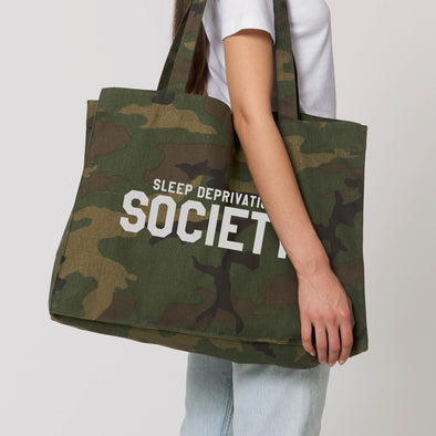 Camo Sleep Deprivation Society Shopper Bag