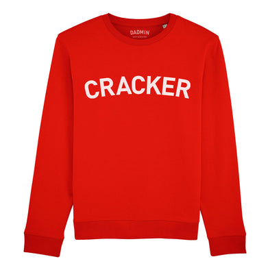 Cracker Unisex Red Sweatshirt