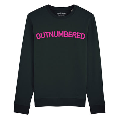 Outnumbered Unisex Black Sweatshirt