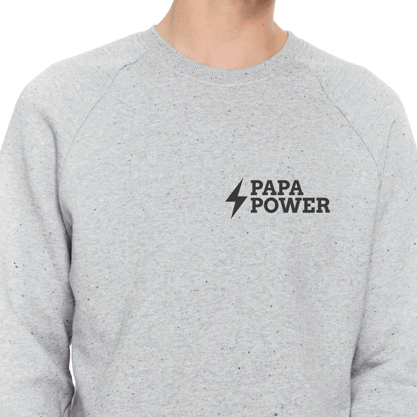 Papa Power Raglan Sweatshirt