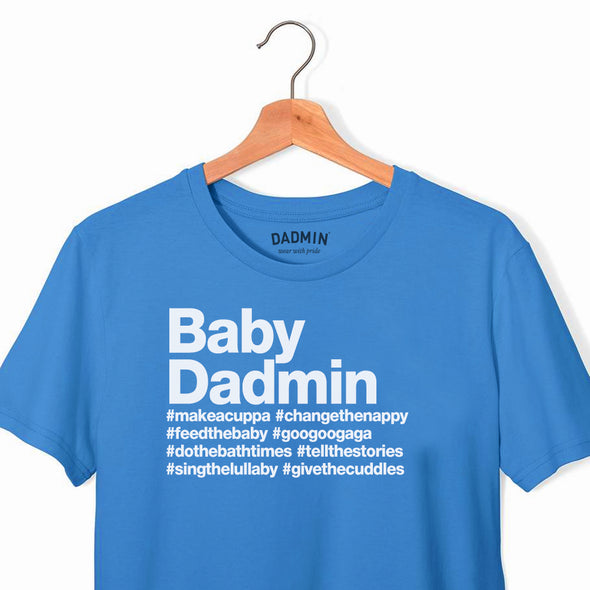 Personalised Baby Dadmin T-Shirt