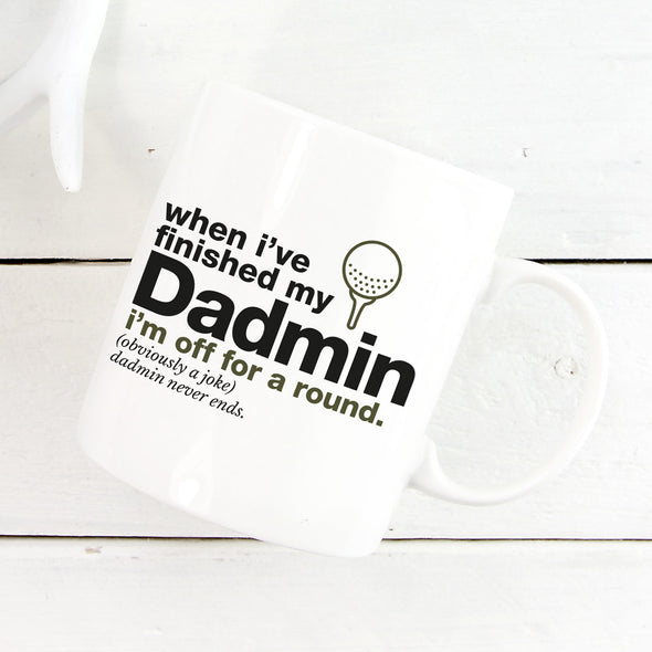 Golf Dadmin Mug