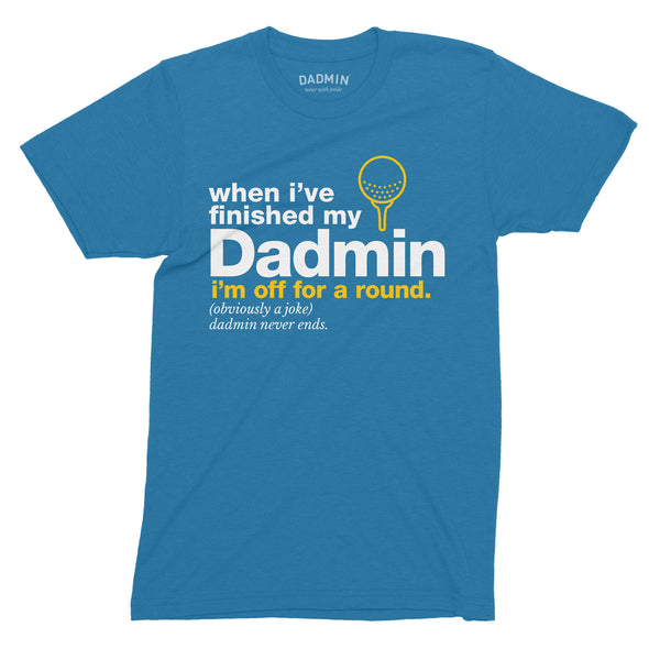 Golf Dadmin - T-Shirt