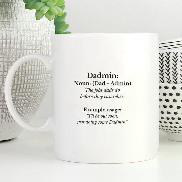 Personalised Dadmin Duties Mug