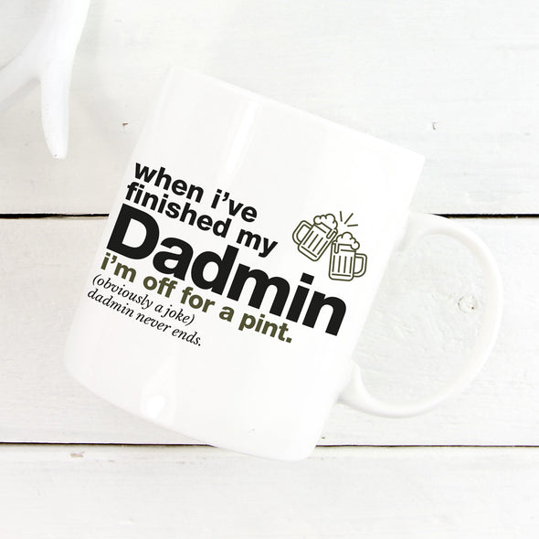 Pint Dadmin Mug