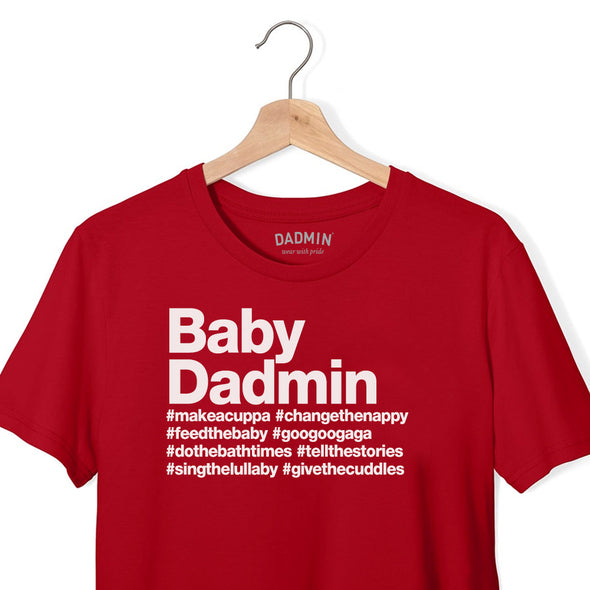 Personalised Baby Dadmin T-Shirt