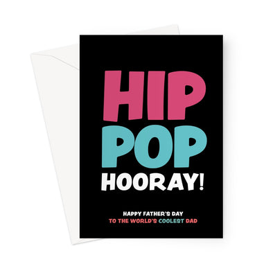 Hip Pop - Father's Day card Greeting Card