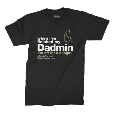 Fishing Dadmin - T-Shirt