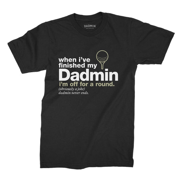 Golf Dadmin - T-Shirt