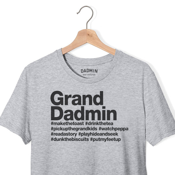 Personalised Grand Dadmin T-Shirt
