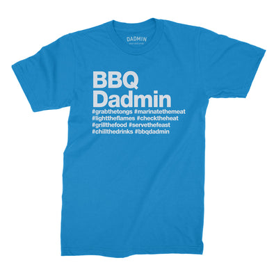 Personalised BBQ Dadmin T-Shirt