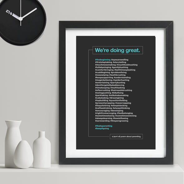 Parenting Poem Framed Artwork