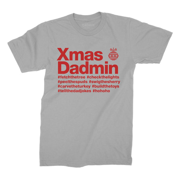 Personalised Xmas Dadmin T-Shirt